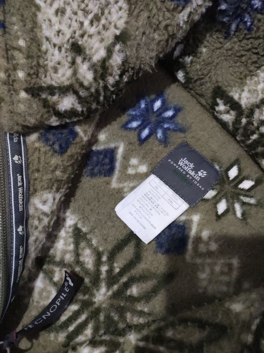 Bluza polar fleece groasă Jack Wolfskin mărimea XL