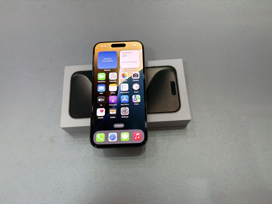 Iphone 15 Pro, 256 gb, Natural Titanium