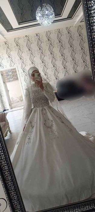 Келинн койлак шлейфли