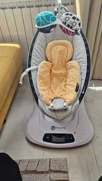 Електрическа бебешка люлка 4moms на mamaRoo 4.0;  сив/бял цвят