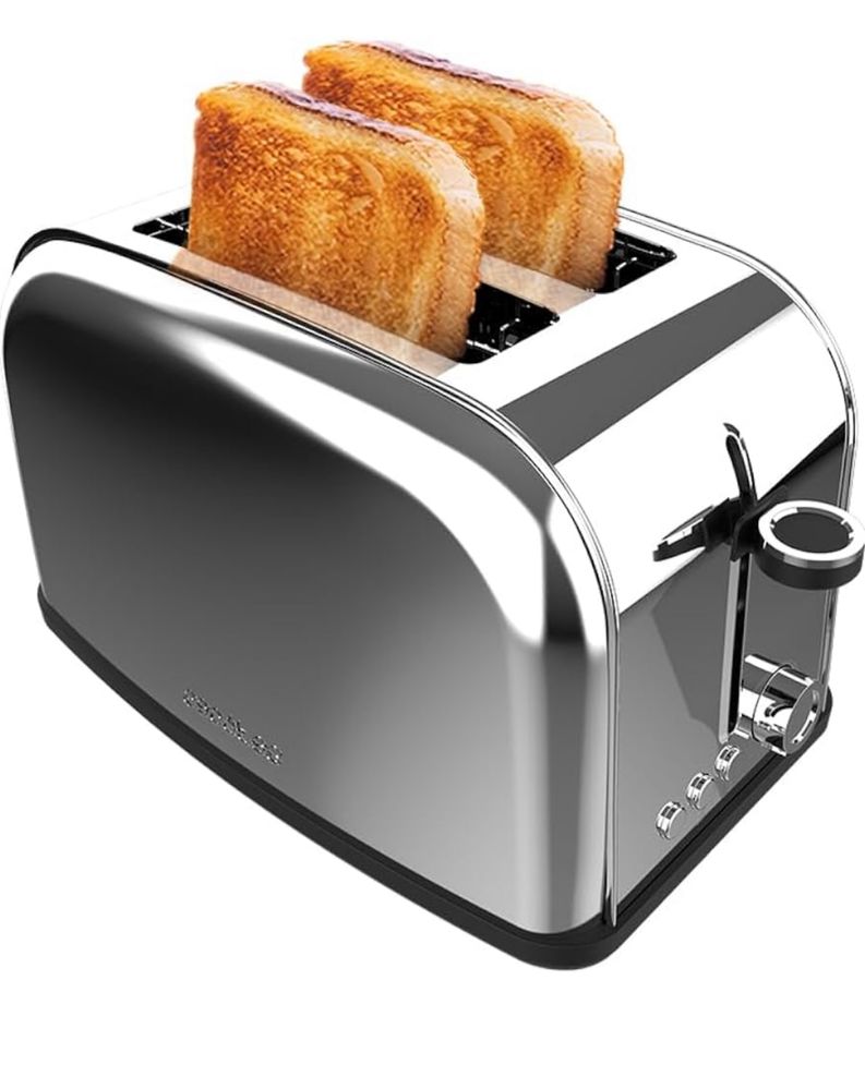 Toaster Vertical Cecotec 2 Sloturi Scurte Toastin' time 850 Inox Lite