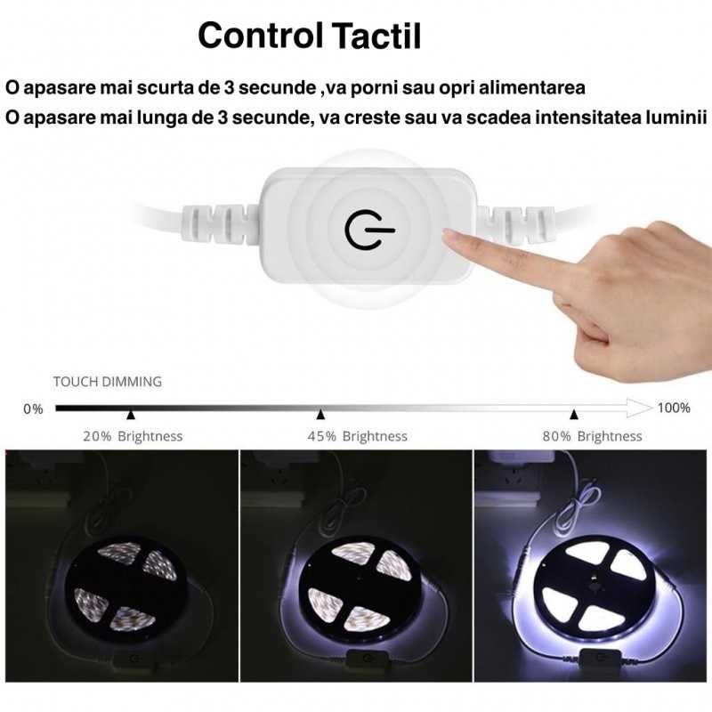 Intrerupator Touch Buton Banda Led 12V Banda 12V Intrerupator Benzi 12