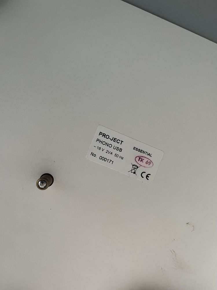 Грамофон/turntable Pro-Ject Phono USB бял