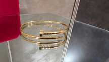 CARTIER Nail Juste un Clou Gold Small Thin Model Унисекс Гривна Пирон