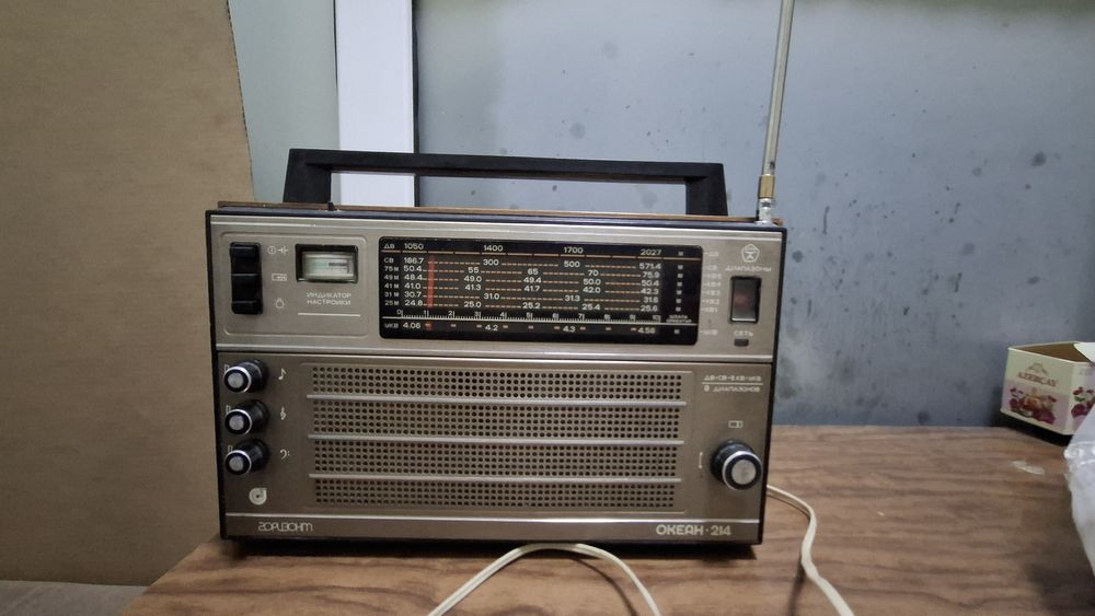 Срочно СССР Антиквар радиоси Океан-214 500% Ишлайди СРОЧНО