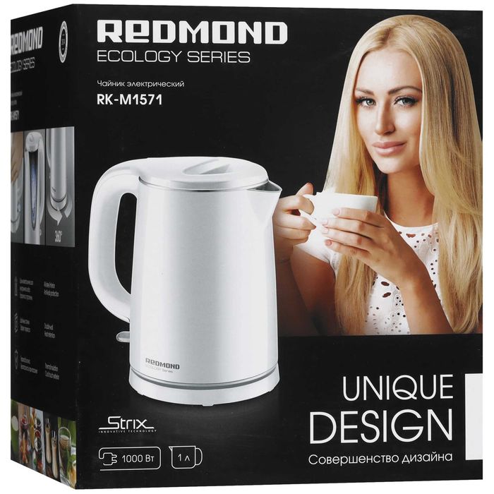 Электрочайник Redmond RK-M1571 белый