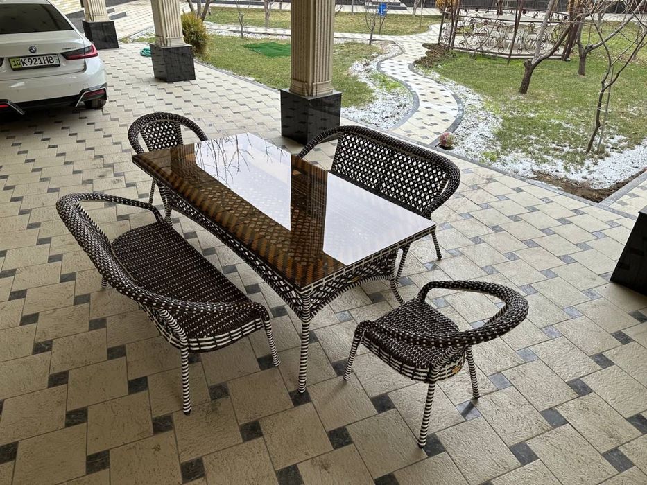 Deko classic с двумя диванами. Ротанговая мебель для дома,сада,рестора