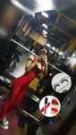 Compleu fitness/set roșu sport+cadou gene,ruj