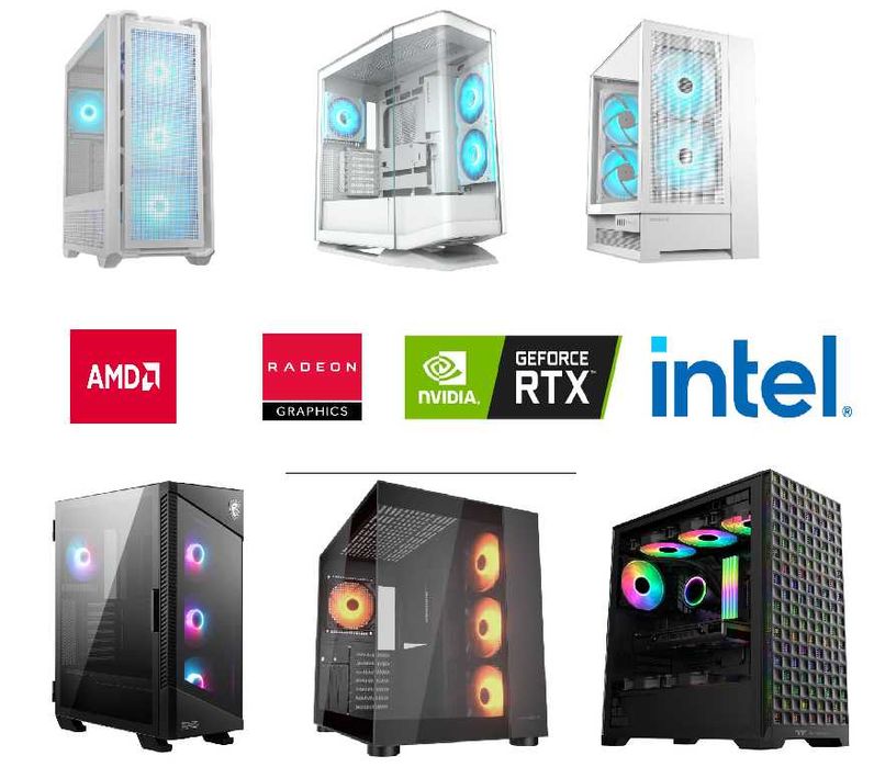 Игровые компьютеры I3 - I5 - I7 - I9 12/13/14TH /DDR4 - DDR5/GTX - RTX