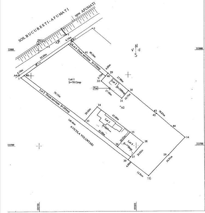 Voluntari Metro langa pod