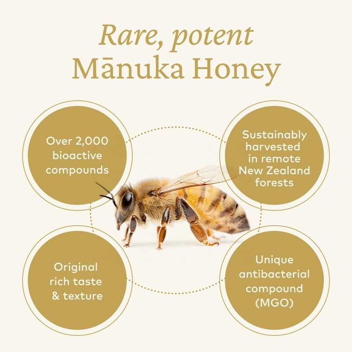 Miere MANUKA originala organica cruda premium MGO 400+ & MGO 1100+