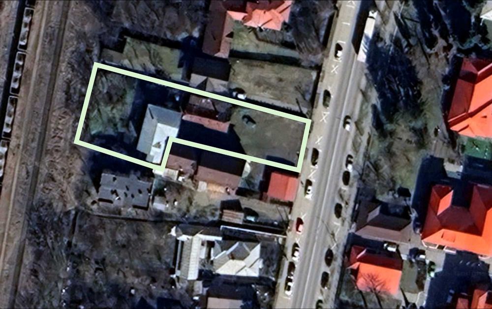 Teren: central DN1A – 1,251 mp intravilan + casă | P+2 | fără sarcini