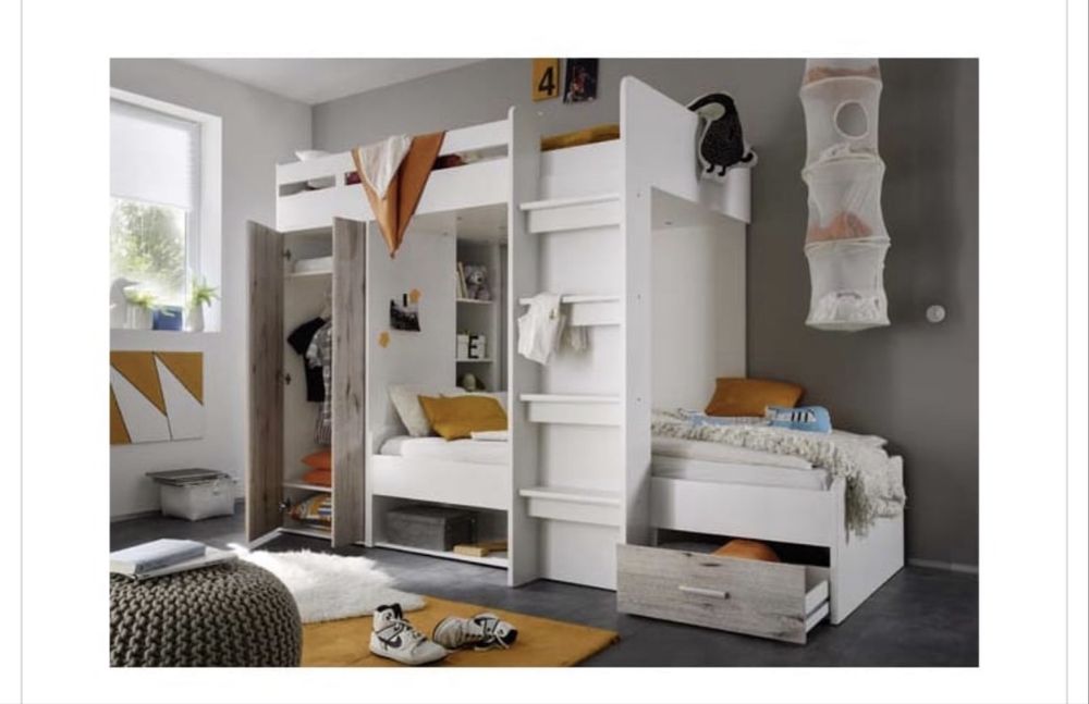 Двуетажно легло + матрак 90/200