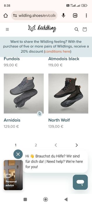 Willdings North wolf 38 номер barefoot