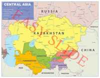 Карты Центральной Азии и Узбекистана/Central Asia and Uzbekistan Maps