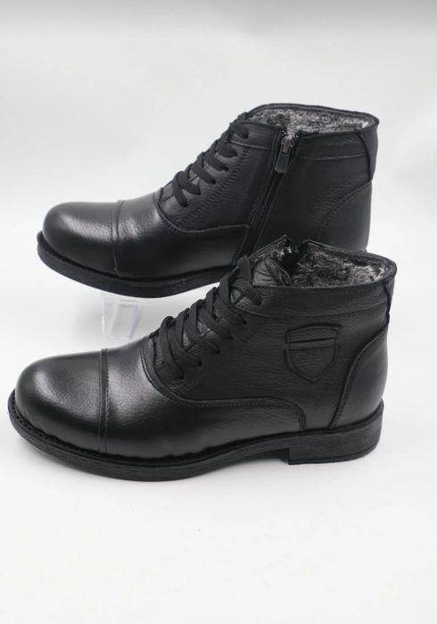 Мъжки зимни боти – естествена кожа, номер 43