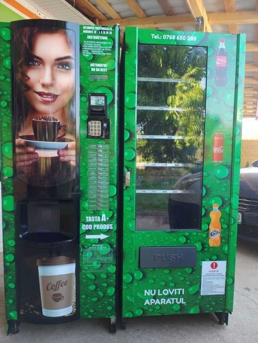 Automate de cafea și băuturi reci