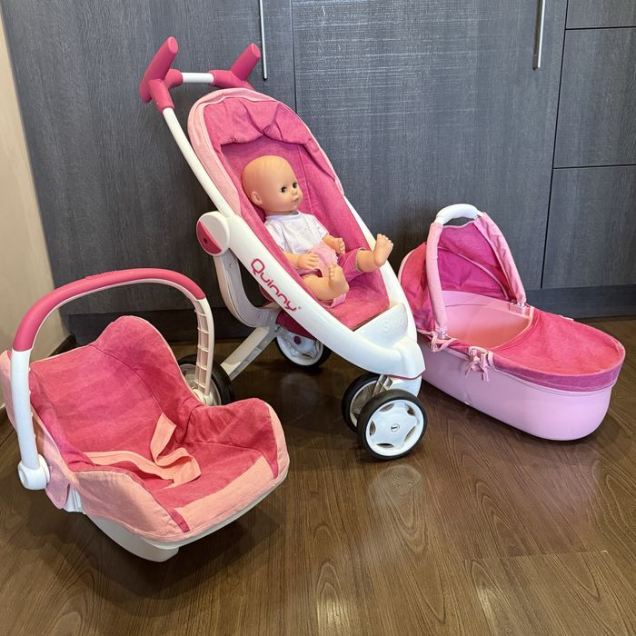 Количка за кукли 3 в 1
