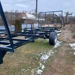 Remorca baloti dupa tractor