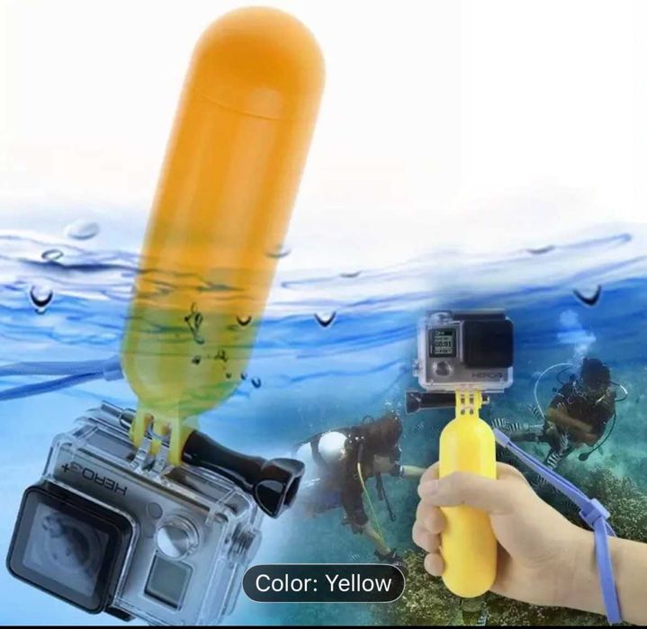 Stick + carcasa subacvatica DJI Osmo Action 3 / 4 / 5 Pro + 3 filtre