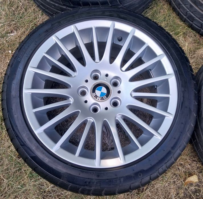 Оригинални Алуминиеви джанти БМВ/BMW 17 8J ЕТ34 с Нови Летни Гуми