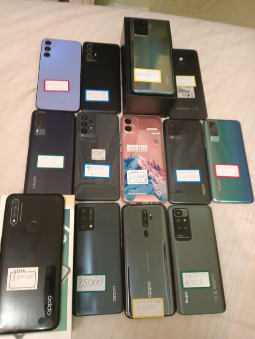 Смартфоны Samsung,xiaomi, oppo
