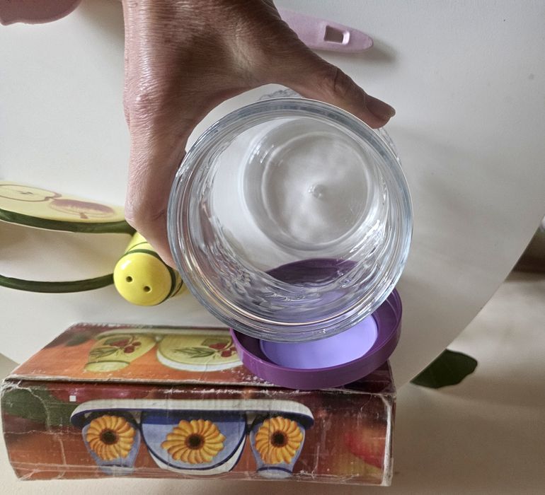 Керамичен комплект солници и салфетник, буркан и лъжица за спагети