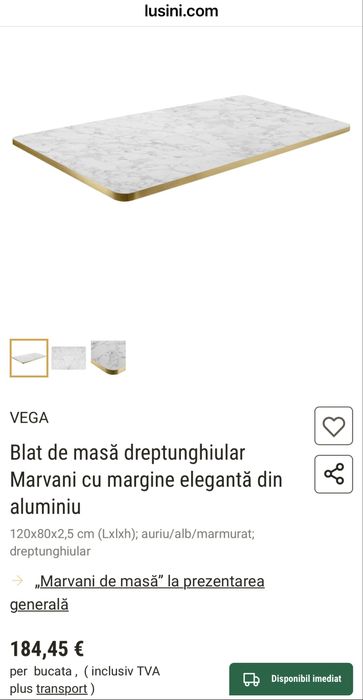 Blat masa 120x80 cm