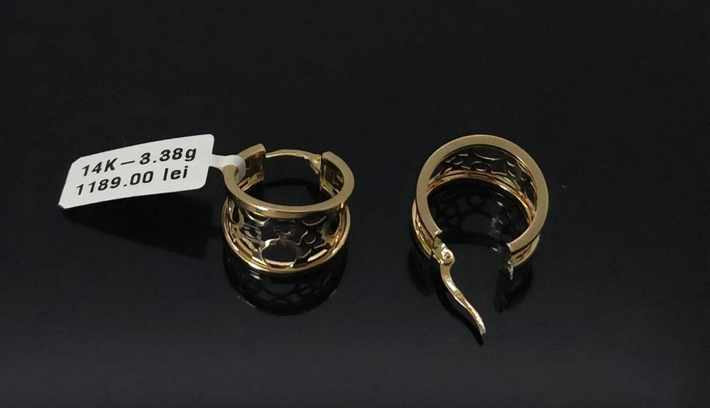 Cercei aur 14k 3.38gr