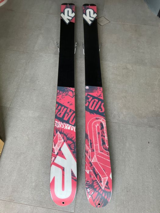 Schiuri alpine freeride 181 cm Dark Side legaruri tura Marker