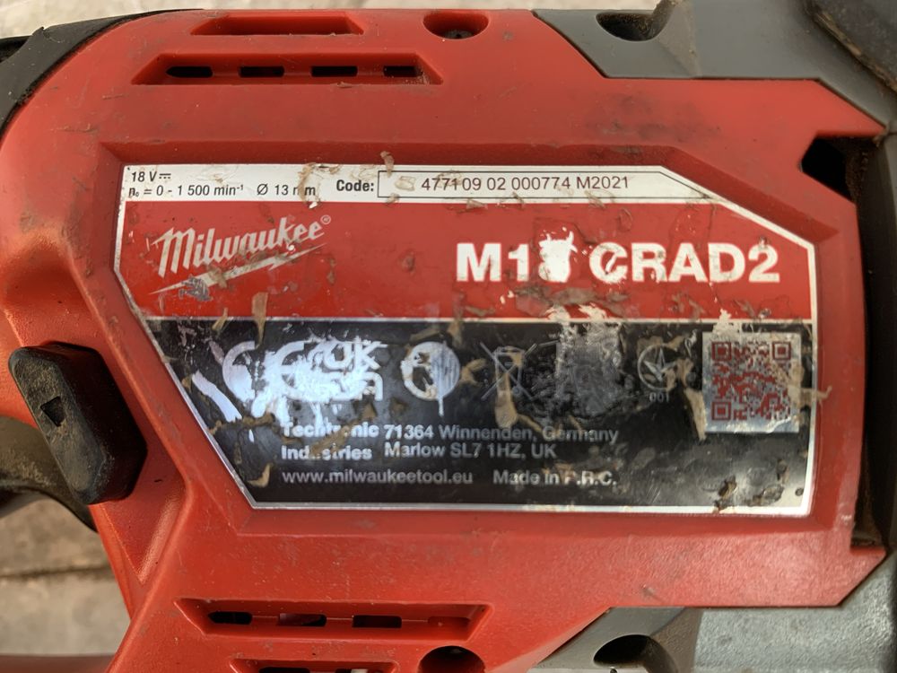 Milwaukee M18 CRAD2 /Акумулаторна ъглова бормашина