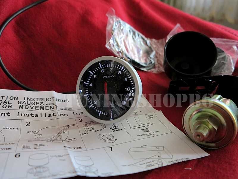 Уред за измерване ТЕМПЕРАТУРА или НАЛЯГАНЕ Масло | DEFI BF