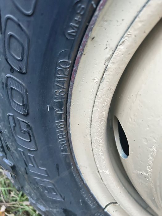 4 cauciucuri Goodrich Mud Terrain 7,5r16 fabricație 2022