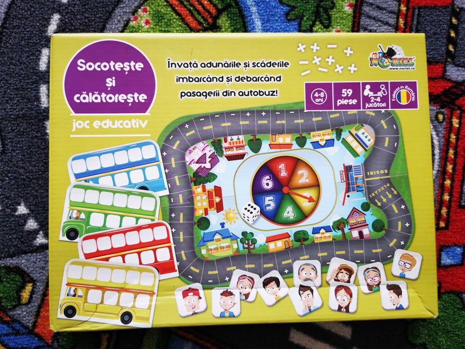 Socotește și călătorește 4+
