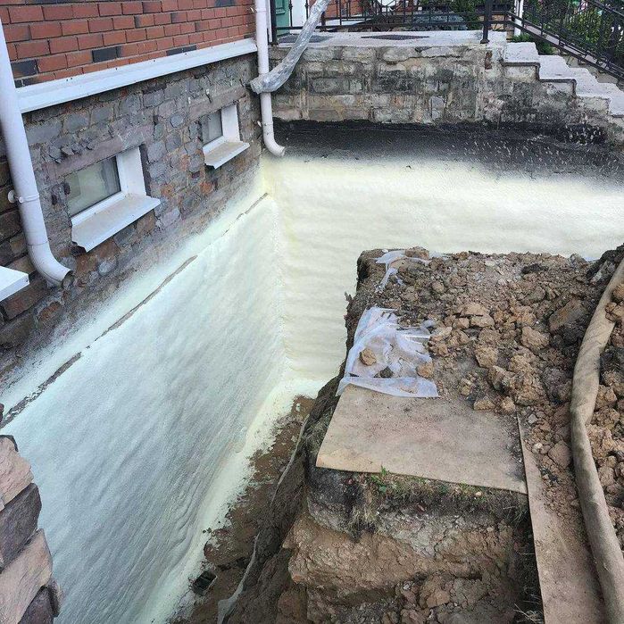 Утепление пеной Пенополиуретаном Pena Sepish