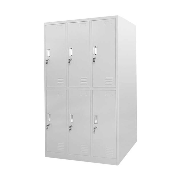 Метален гардероб с шест врати 2/3 OF1 (185 х 90 х 45 см)