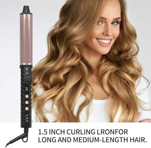 Нова Маша за коса 38мм LCD контрол висока температура за жени прическа