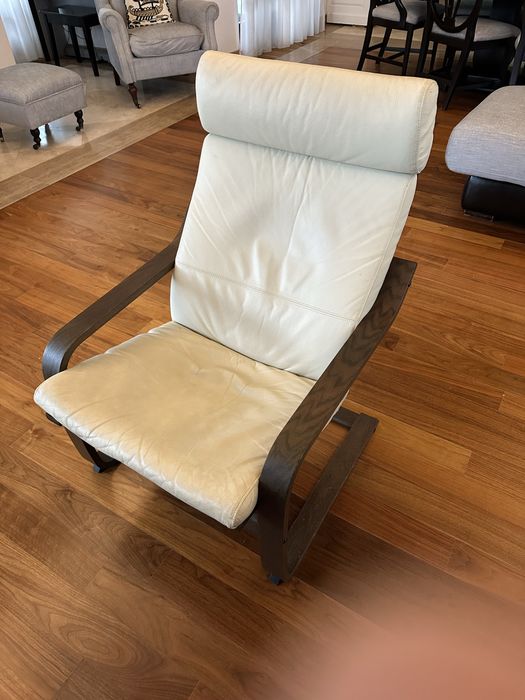 fotoliu piele ikea in stare foarte buna