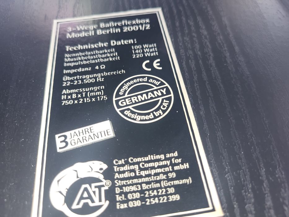 Amplificator/Tuner  Sony STR-DE445 si Boxe de podea CAT