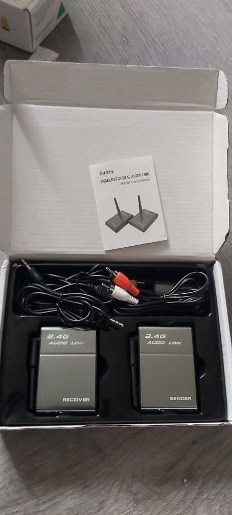 BX501 50M Universal 2.4GHz Stereo Wireless Hi-Fi Muzică Emițător Audio
