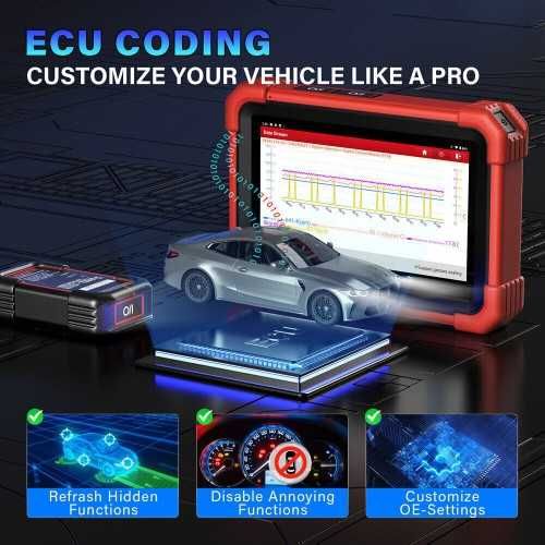 PRET! Tester Auto LAUNCH X431 CRP919X Bluetooth 4/64GB Tableta Originl