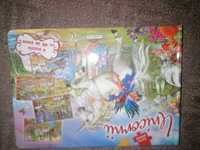 Carte puzzle unicorni