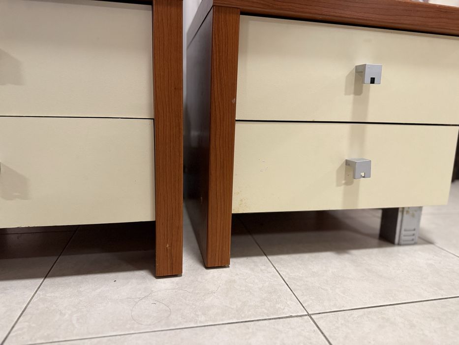 Спалня + гардероб, скрин и нощни шкафчета