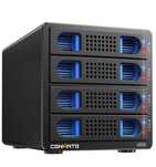 Carcasă CENMATE cu 4 bay-uri pentru hard disk SATA HDD/SSD