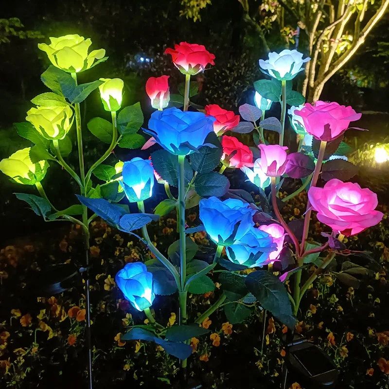 Flori de gradina luminate
