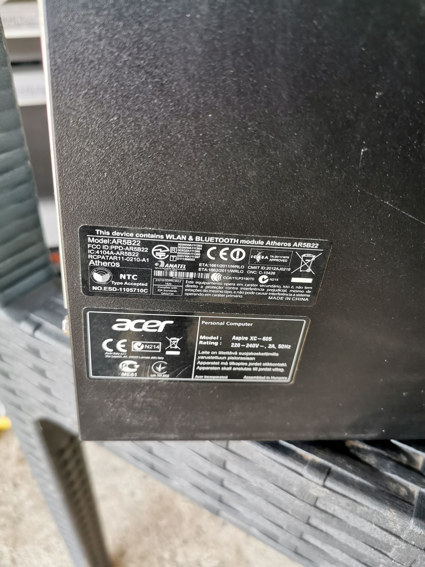 Компютър ACER XC 605