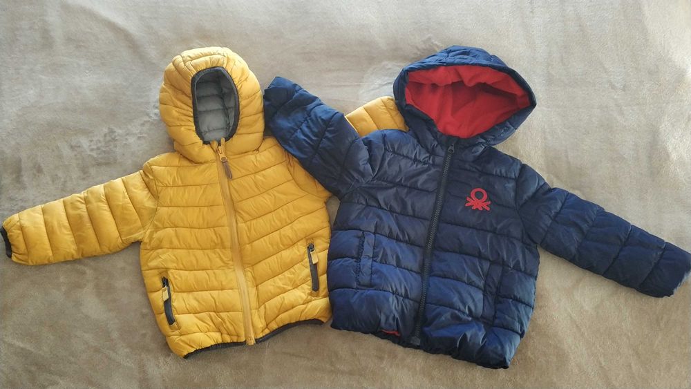 Детско зимно яке Benetton и преходно яке Reserved размер 90-92