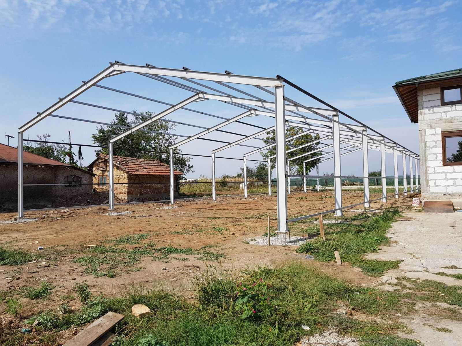 Construim structuri si hale metalice, orice marime si material