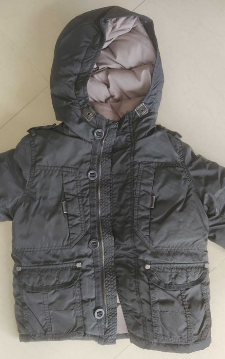 Детски топъл пухен яке ZARA, размер 118 (за възраст 5-6 години)