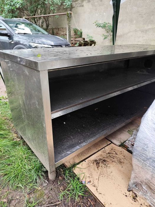 Vitrina calda, Masa calda, Masa de lucru inox